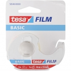 Tama biurowa TESA BASIC, 10m X15mm, 10mx15mm (z dyspenserem)