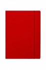Teczka preszpanowa A4 z gumk prost Datura, czerwony