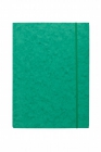 Teczka preszpanowa A4 z gumk prost Datura, zielony