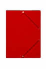 Teczka preszpanowa A4 z gumk na rogach Datura, czerwony