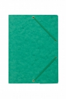 Teczka preszpanowa A4 z gumk na rogach Datura, zielony