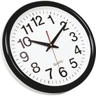 Zegar cienny Q-CONNECT Tokyo, 28cm, czarny
