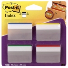 Zakadki indeksujce POST-IT do archiwizacji (686-A1), PP, wygite, 50, 8x38mm, 4x6 kart., mix kolorw