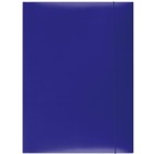 Teczka z gumk OFFICE PRODUCTS, karton, A4, 300gsm, 3-skrz., niebieska