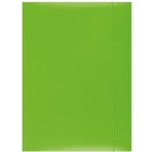 Teczka z gumk OFFICE PRODUCTS, karton, A4, 300gsm, 3-skrz., zielona