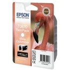 Zestaw tuszy Epson T0870 do Stylus Photo R1900 | 2 x 11, 4ml | black