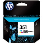 Tusz HP 351 Vivera do Deskjet D4260/4360, Officejet J5780 | 170 str. | CMY