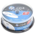 HP CD-R | 700MB | x52 | cake 25