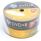 HP DVD+R | 4.7GB | x16 | WHITE FF InkJet Printable White | spindel 50