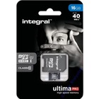 Integral karta pamici UltimaPro micro SDHC 16GB class 10 + adapter SD