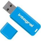 Integral pami USB 2.0 neon blue 8GB