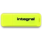 Integral pami USB Neon 16GB USB 2.0 yellow