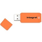 Integral pami USB Neon 32GB USB 2.0 orange