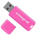 Integral pami USB Neon8GB USB 2.0 pink