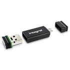 Integral pami USB2.0 Fusion 16GB + USB OTG Adapter, RETAIL