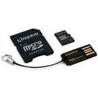 Kingston karta pamici Micro SDHC Class 10 + czytnik USB2.0 + SD Adapter | 16GB