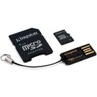 Kingston karta pamici Micro SDHC Class 10 + czytnik USB2.0 + SD Adapter | 32GB