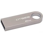 Kingston pami DataTraveler SE9 | USB 2.0 | 8GB | silver CO-LOGO