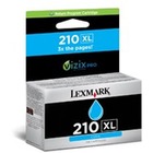 Tusz Lexmark 210XL do OE Pro 4000/5500 | zwrotny | 1500 str. | cyan