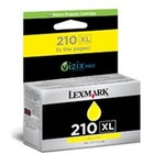 Tusz Lexmark 210XL do OE Pro 4000/5500 | zwrotny | 1500 str. | yellow
