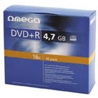 Dysk Omega DVD+R slim | 4, 7GB | x16 | 10 szt
