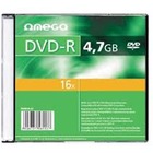 Dysk Omega DVD-R slim | 4, 7GB | x16 | 10 szt
