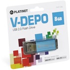Platinet pami przenona V-Depo | USB | 8GB | blue
