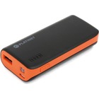 Power Bank Platinet + kabel microUSB | 4400mAh | USB | black/orange
