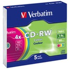 Verbatim CD-RW | 700MB | x12 | slim 5szt