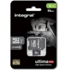 Integral karta pamici UltimaPro micro SDHC 8GB class 10 + adapter SD