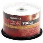 Dysk Omega CD-R | 700MB | x52 | 50 szt