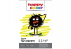 Blok techniczny Happy Color, biay, 170g / A3