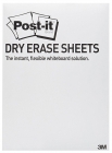 Suchocieralna folia w arkuszach POST-IT® Dry Erase (DEFPACKL-EU), 28x39cm, 15ark., biae