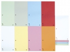 Przekadki DONAU, karton, 1/3 A4, 235x105mm, 100szt., mix kolorów