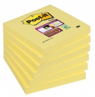 Bloczek samoprzylepny POST-IT® Super Sticky (654-6SSCY-EU), 76x76mm, 1x90 kart., óty
