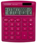 Kalkulator biurowy CITIZEN SDC-812NRPKE, 12-cyfrowy, 127x105mm, róowy