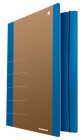 Teczka z gumk DONAU Life, Karton, A4, 500gsm, 3-skrz., niebieski