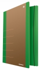 Teczka z gumk DONAU Life, Karton, A4, 500gsm, 3-skrz., zielony