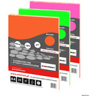 Fluorescencyjne etykiety samoprzylepne róowe kóka 40mm 25 arkuszy Emerson ETOKROZ02x025x010