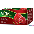 Herbata VITAX INSPIRATIONS MALINA&WINIA 20t*2g zawieszka