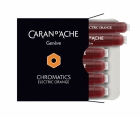 Naboje CARAN D'ACHE Chromatics Electric Orange, 6szt., pomaraczowe