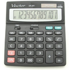 Kalkulator biurowy, VECTOR, KAV DK-281 BLK, 12-cyfrowy 150x138mm, czarny