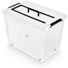 Pojemnik do przechowywania ORPLAST Simple  Box, 80l z rczk, transparentny