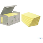 Ekologiczne karteczki samoprzylepne Post-it z certyfikatem PEFC Recycled, óte, 76x76mm, 16 bloczków po 100 karteczek, 654-1T 3M-4046719100651