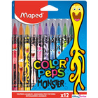 Flamastry COLORPEPS MONSTER 12 szt. Maped 845400