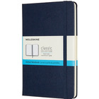 Notes MOLESKINE Classic M (11, 5x18 cm) w kropki, twarda oprawa, sapphire blue, 208 stron, niebieski