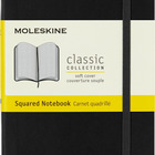 Notes MOLESKINE Classic P (9x14cm) w kratk, mikka oprawa, 192 strony, czarny