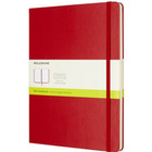 Notes MOLESKINE Classic XL (19x25 cm) gadki, twarda oprawa, 192 strony, czerwony