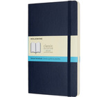 Notes MOLESKINE L (13x21cm) w kropki, mikka oprawa, sapphire blue, 192 strony, niebieski