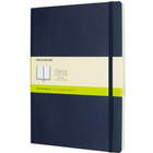 Notes MOLESKINE XL (19x25cm) gadki, mikka oprawa, sapphire blue, 192 strony, niebieski